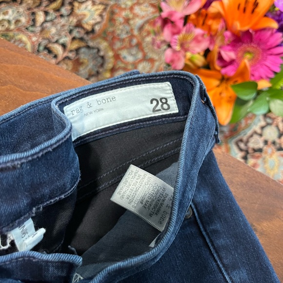 Rag & Bone nina high-rise skinny jeans in coated mae - Picture 2 of 5